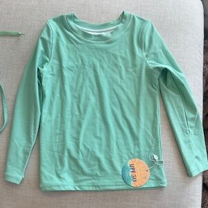 Caden Lane Aqua Long Sleeve Tee